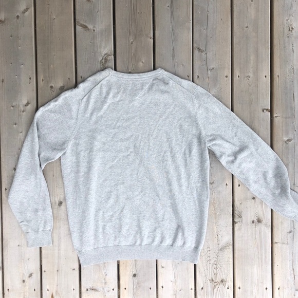 Tommy Hilfiger Grey Logo Crew Neck Sweater XL - Picture 5 of 7